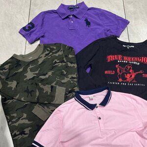 Polo Ralph Lauren, Old navy, True religion & shein boy's shirts Lot Size L & XL